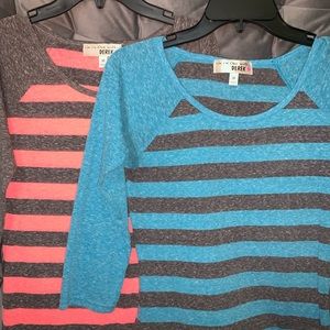 Two Striped Half sleeve shirts
